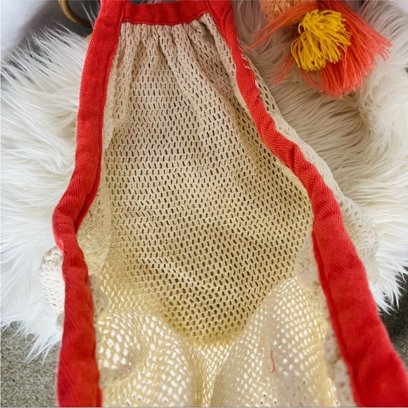 Free People Beach Woven Crochet Tote Bag - Picture 2 of 2
